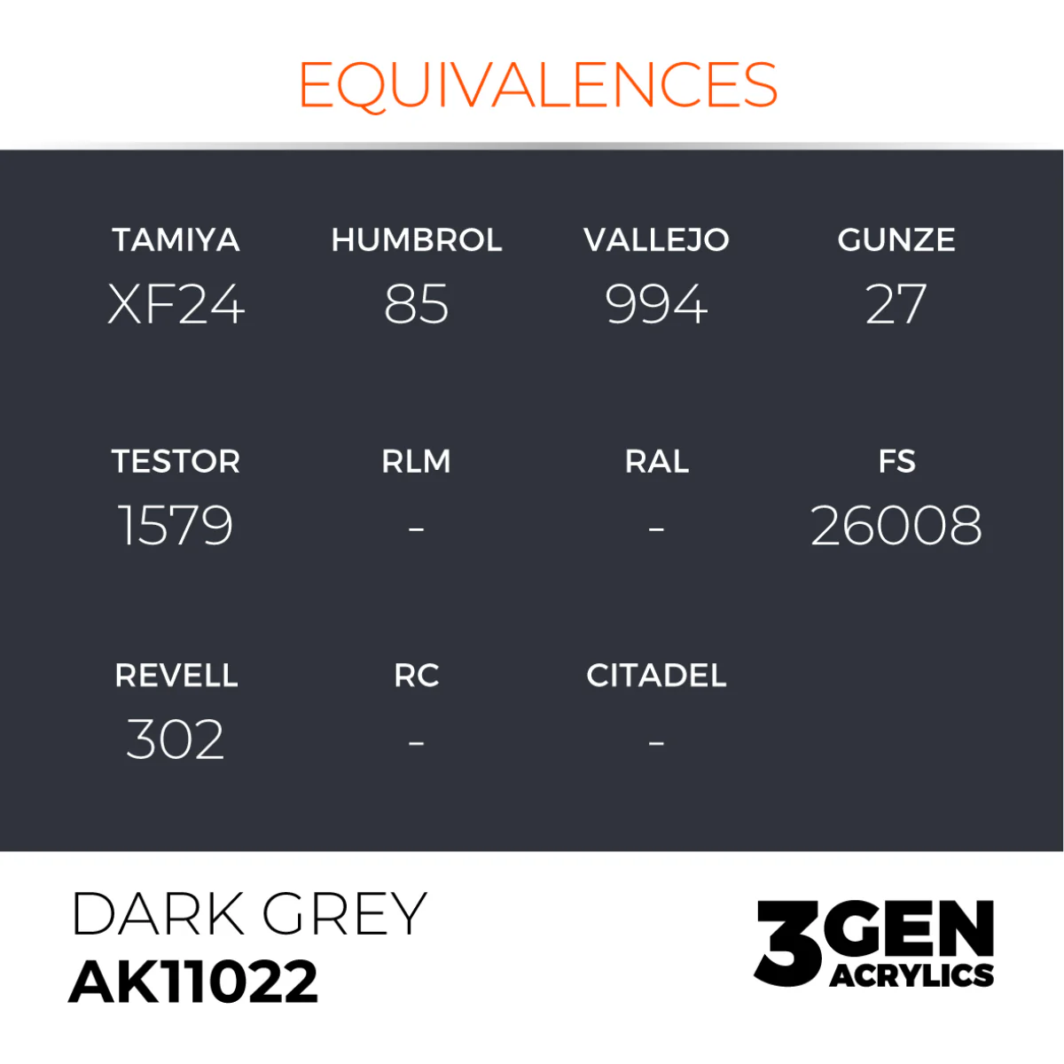 AK Interactive 3G - Dark Grey 17ml (AK11022) - Image 3