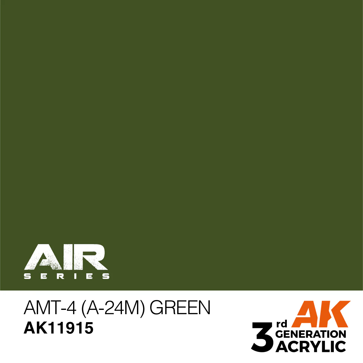 AK Interactive 3rd Gen Acrylic AMT-4 (A-24m) Green (AK11915) - Image 2