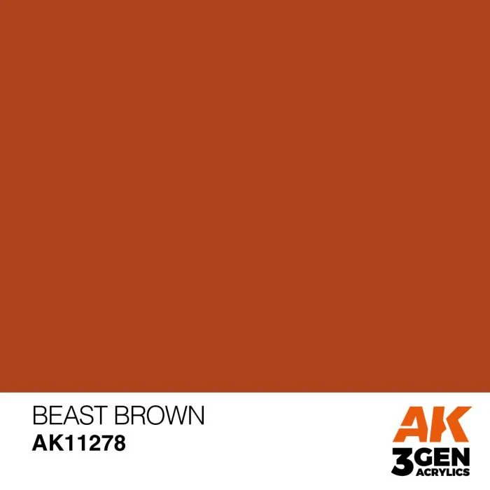 AK Interactive 3rd Gen Acrylic - Beast Brown Color Punch (AK11278) - Image 2