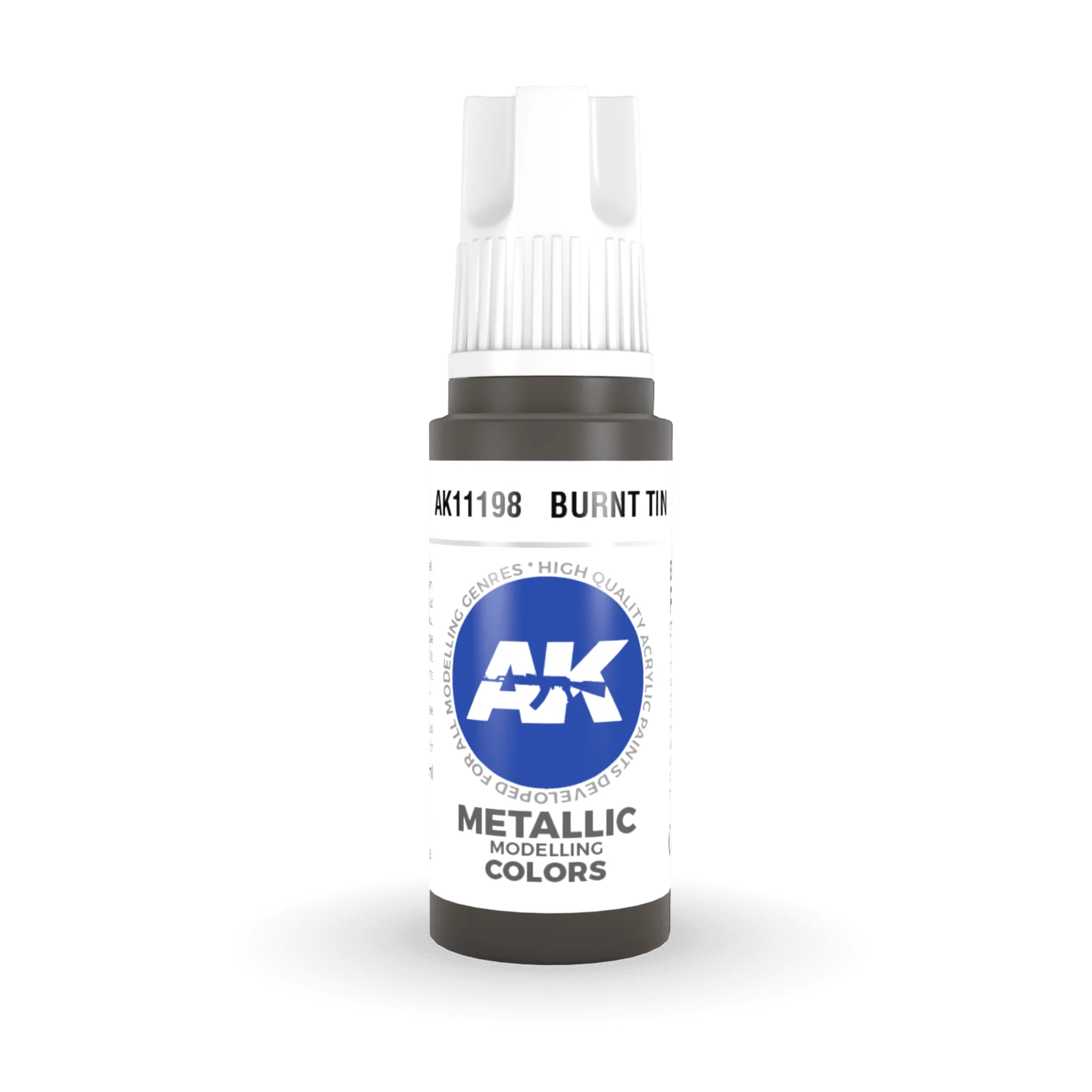 AK Interactive 3rd Gen Acrylic - Burnt Tin 17ml (AK11198)