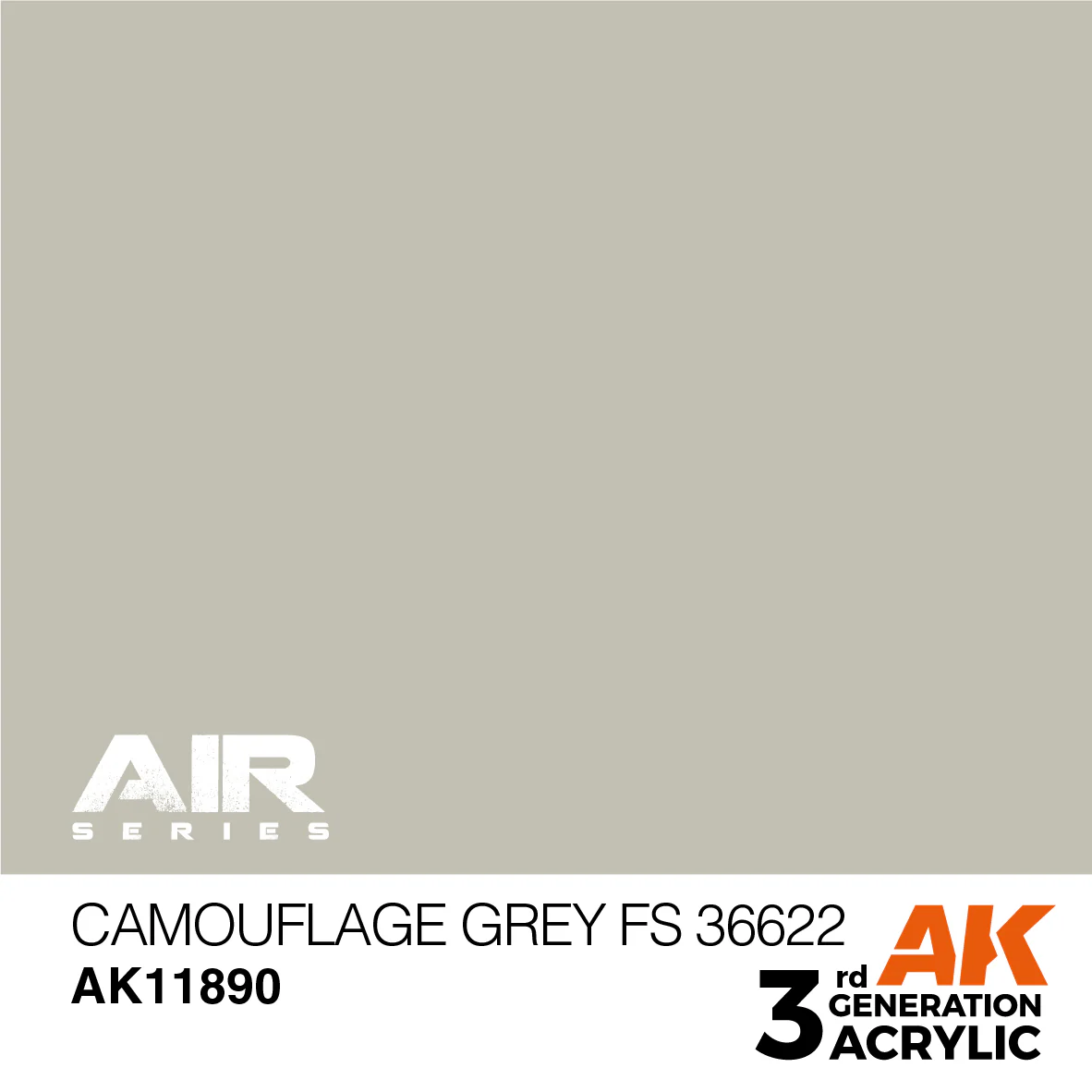 AK Interactive 3rd Gen Acrylic Camouflage Grey FS 36622 (AK11890) - Image 2