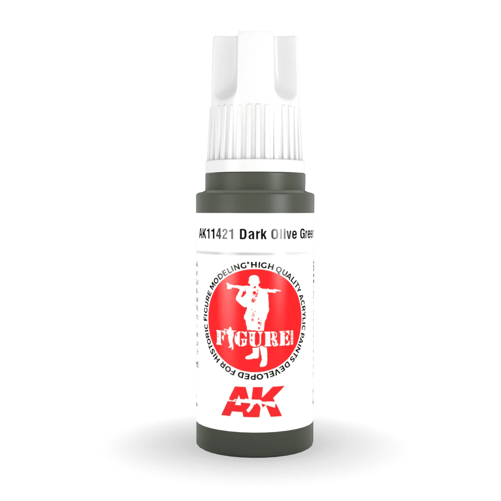 AK Interactive 3rd Gen Acrylic - Dark Olive Green 17ml (AK11421)