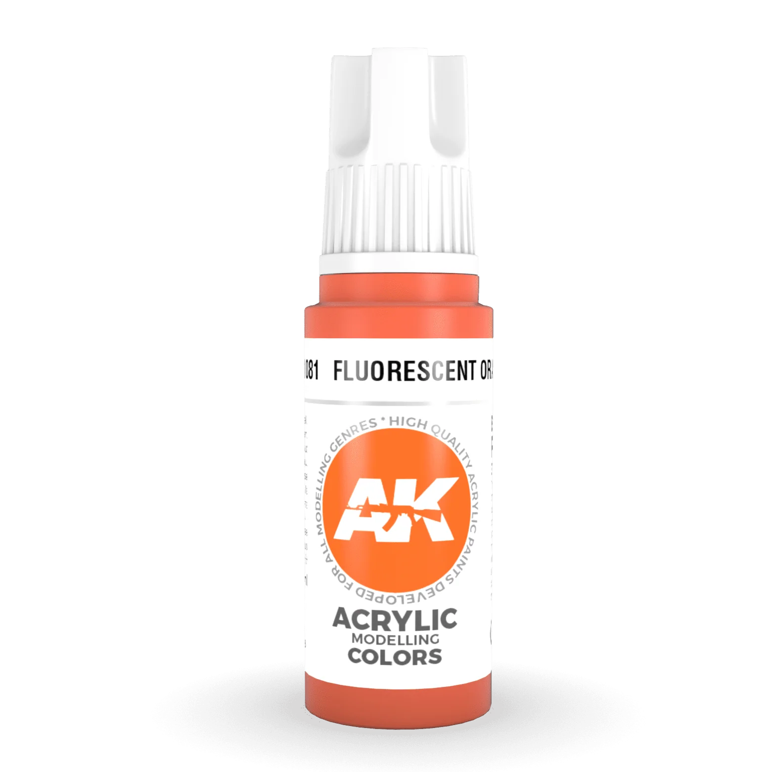 AK Interactive 3rd Gen Acrylic - Fluorescent Orange 17ml (AK11081)