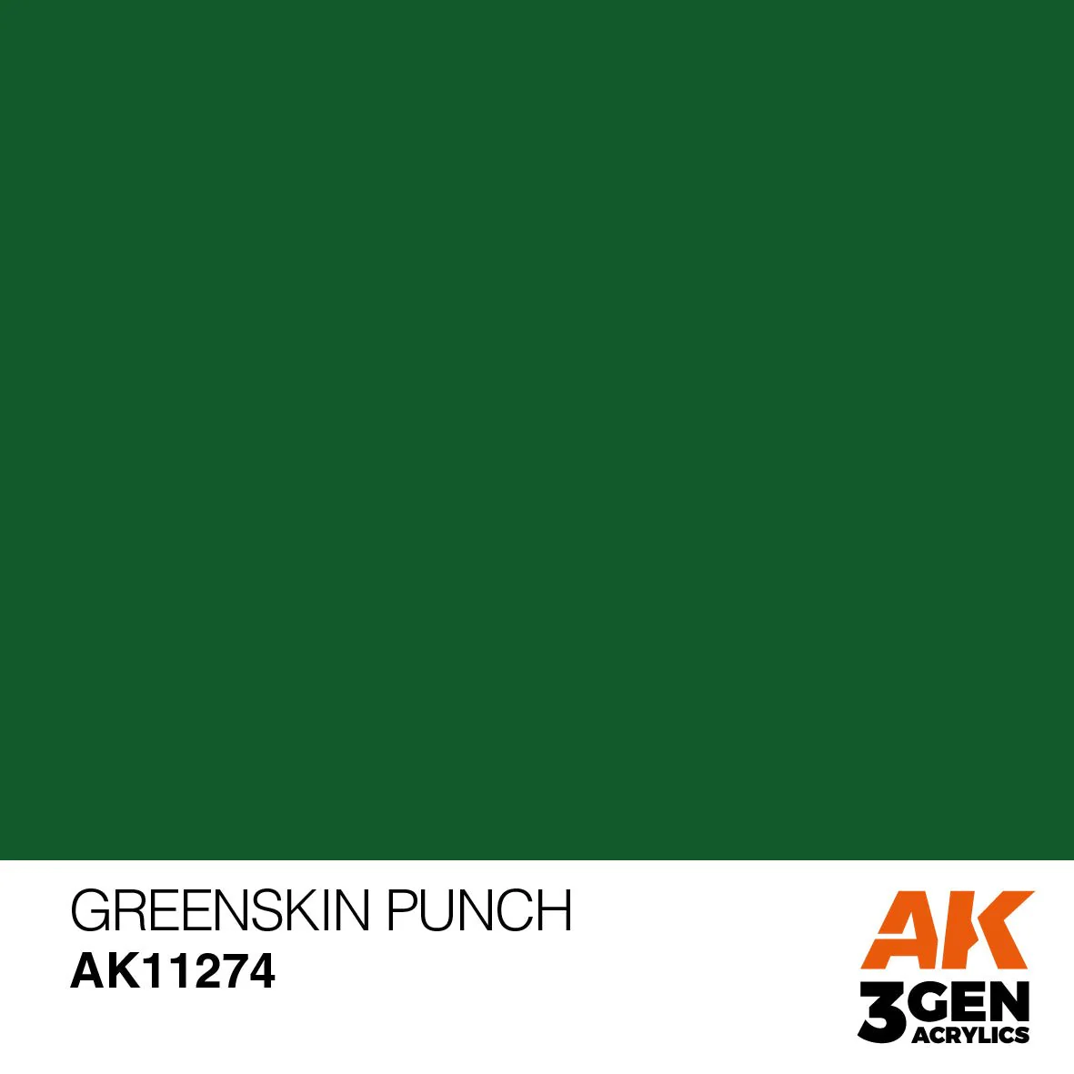 AK Interactive 3rd Gen Acrylic - Greenskin Punch Color Punch (AK11274) - Image 2