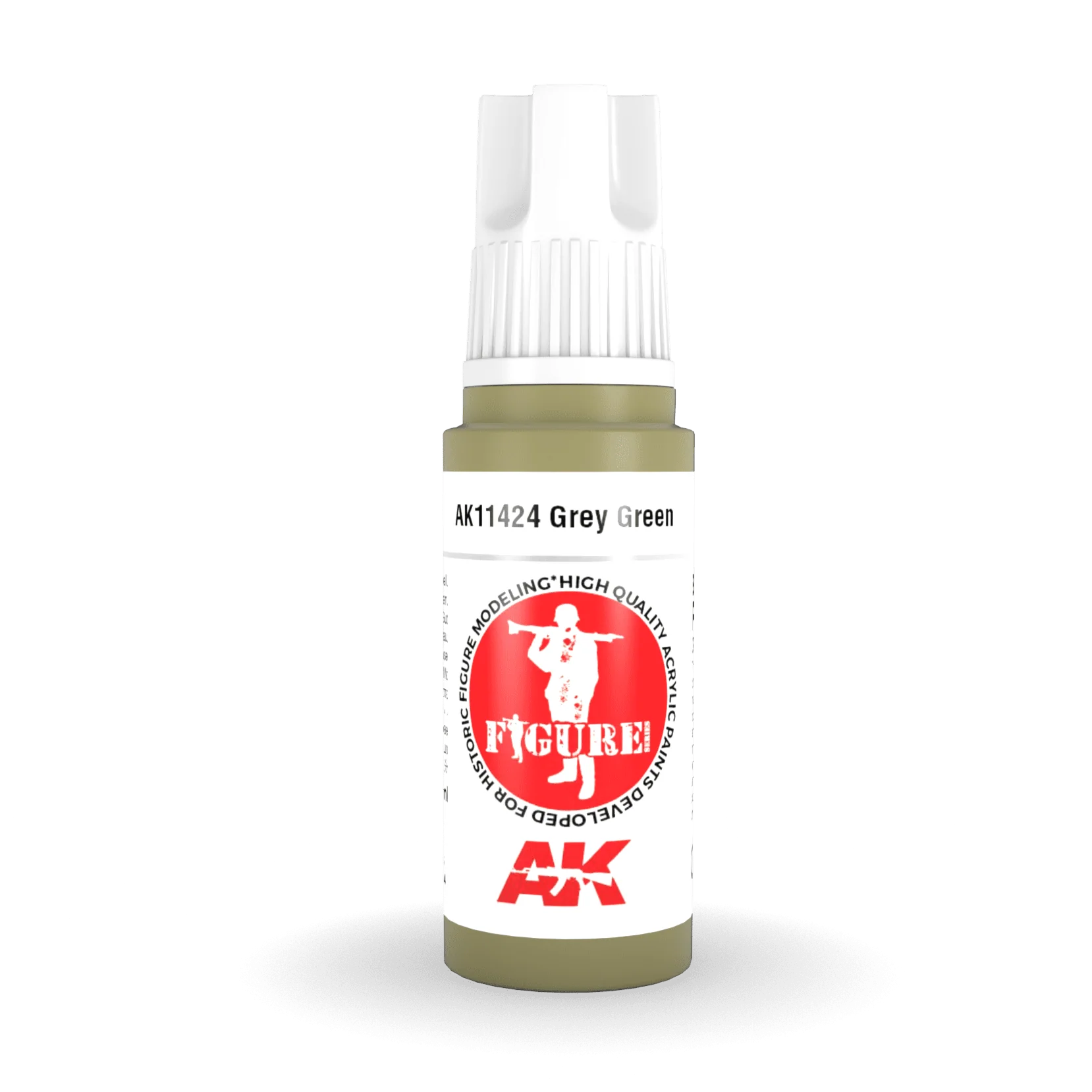 AK Interactive 3rd Gen Acrylic - Grey Green 17ml (AK11424)