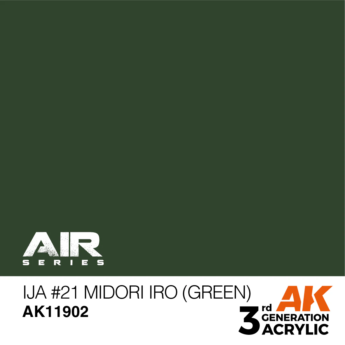 AK Interactive 3rd Gen Acrylic IJA #21 Midori Iro (Green) (AK11902) - Image 2