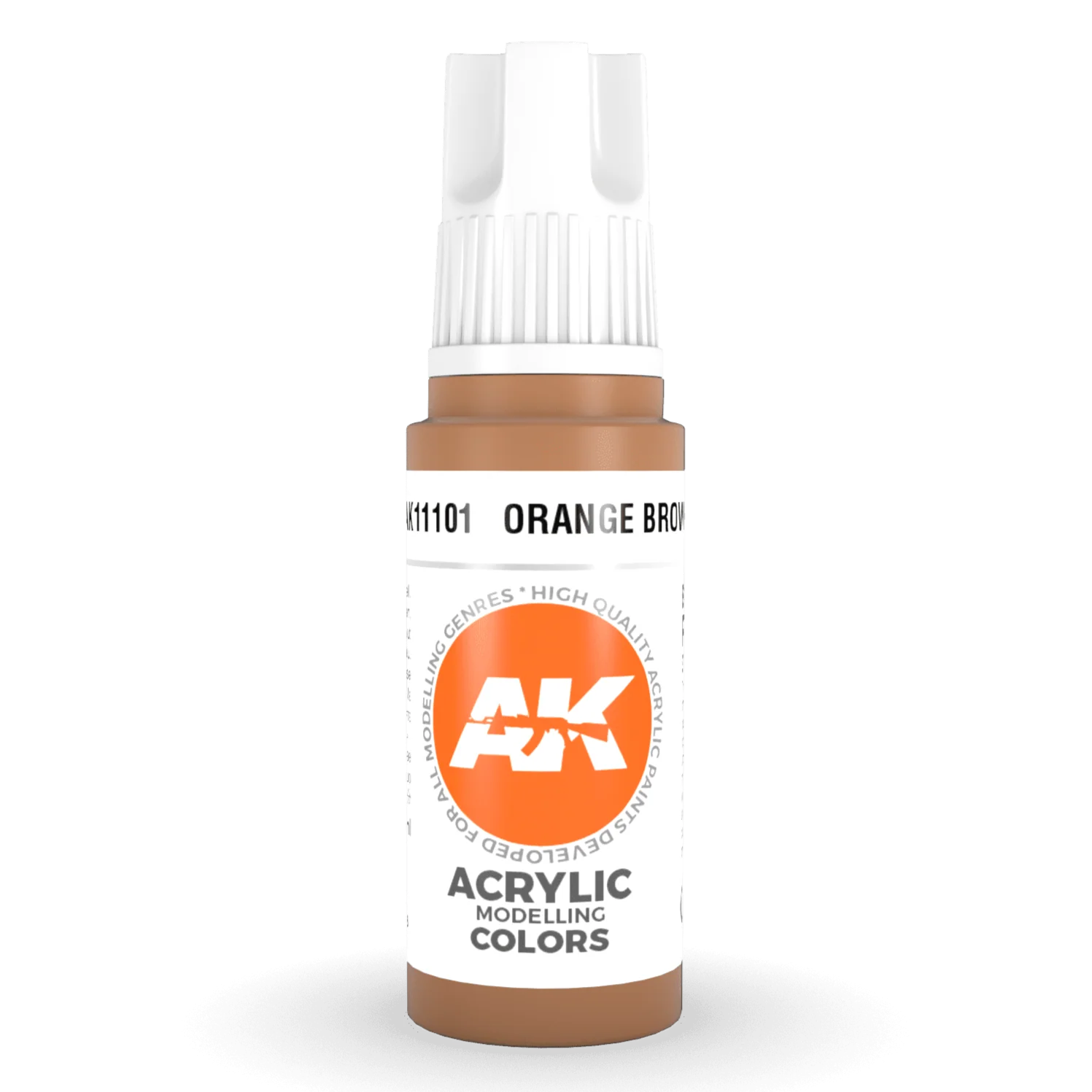 AK Interactive 3rd Gen Acrylic - Orange Brown 17ml (AK11101)