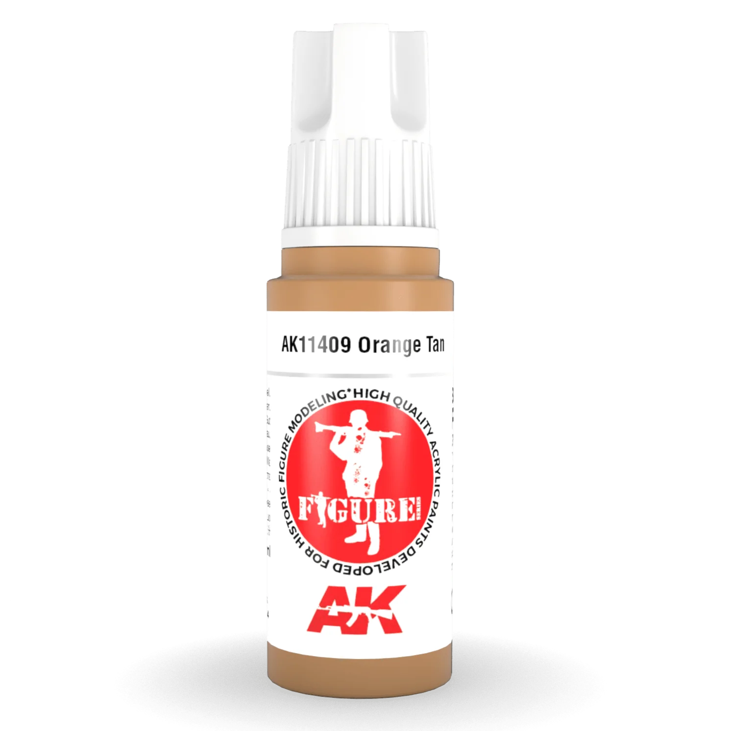 AK Interactive 3rd Gen Acrylic - Orange Tan 17ml (AK11409)