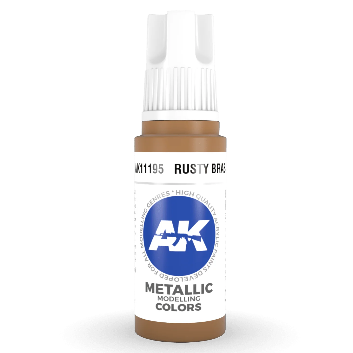 AK Interactive 3rd Gen Acrylic - Rusty Brass 17ml (AK11195)
