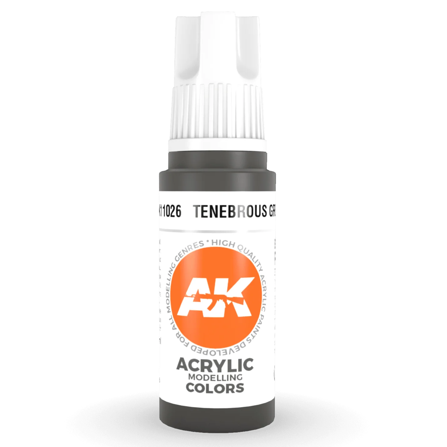 AK Interactive 3rd Gen Acrylic - Tenebrous Grey 17ml (AK11026)