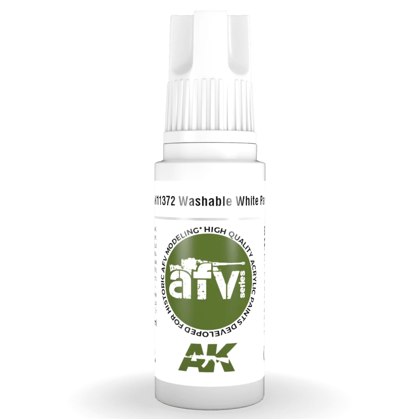AK Interactive 3rd Gen Acrylic - Washable White Paint 17ml (AK11372)