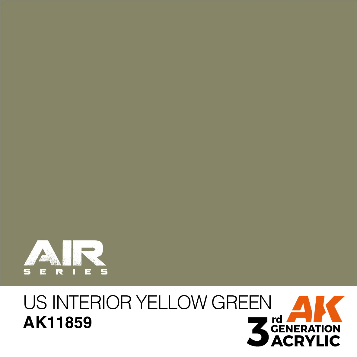 AK Interactive 3rd Gen US Interior Yellow Green (AK11859) - Image 2