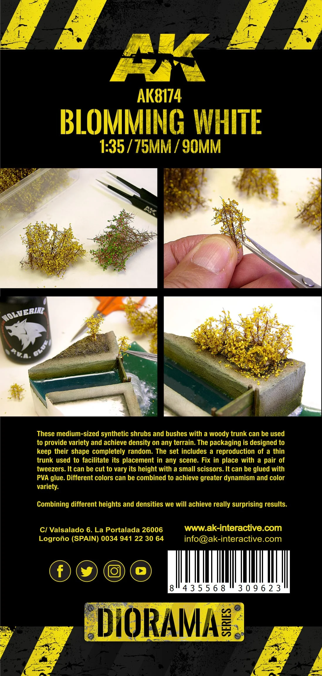 AK Interactive - Blomming White Shrubberies (AK8174) - Image 3