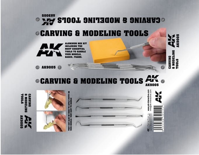 AK Interactive Carving Tools Box (AK9005) - Image 3