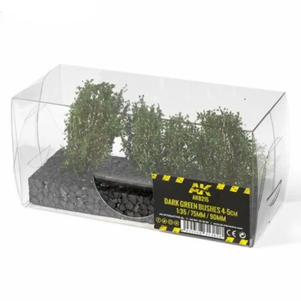 AK Interactive Dark Green Bushes 4-6cm - 1:35 / 75 Mm / 90 Mm (AK8215)