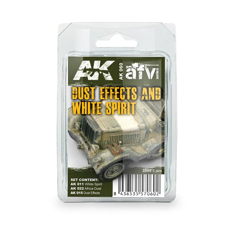 AK Interactive - Dust Effects and White Spirit Set (AK060)