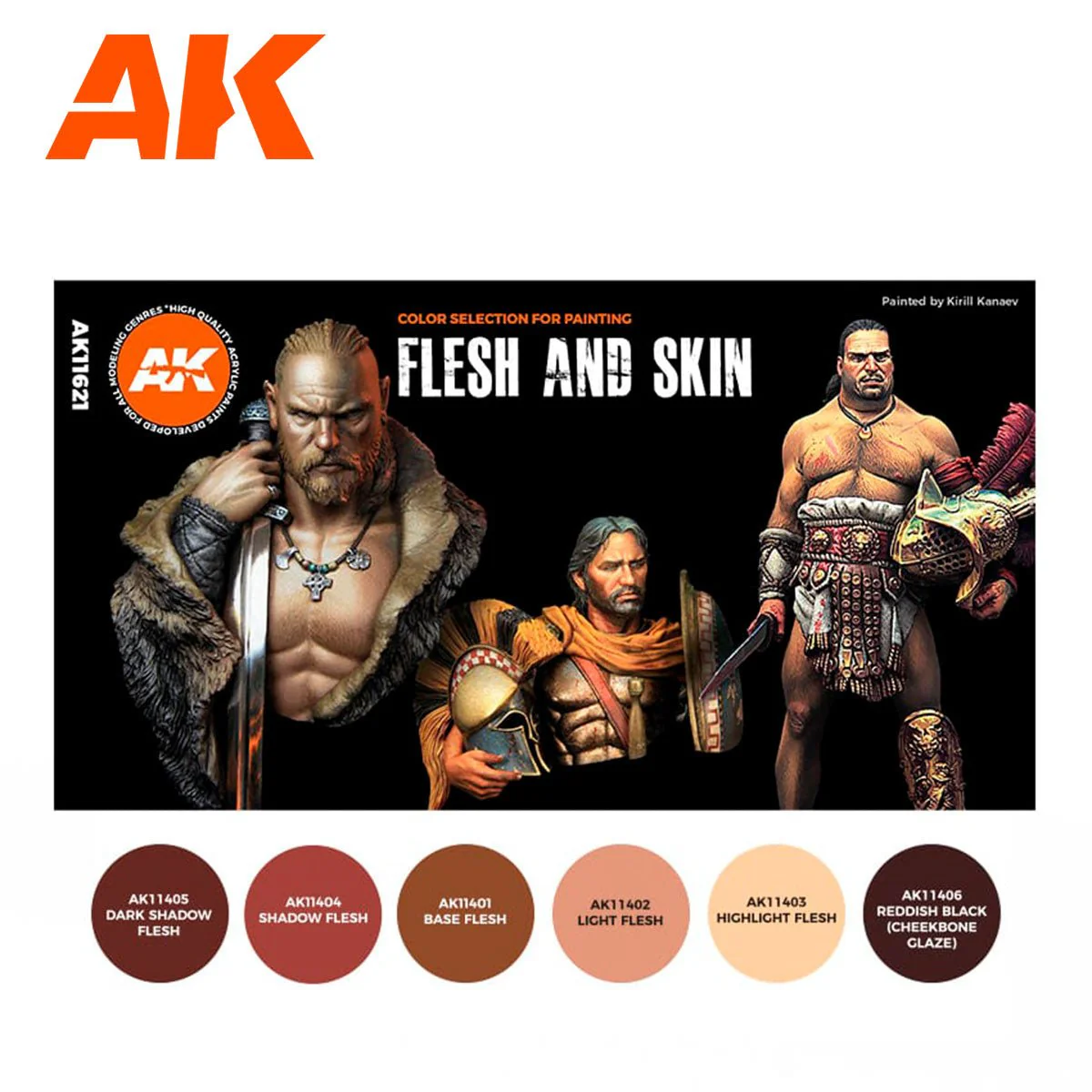 AK Interactive - Flesh and Skin Colors 3G (AK11621) - Image 3