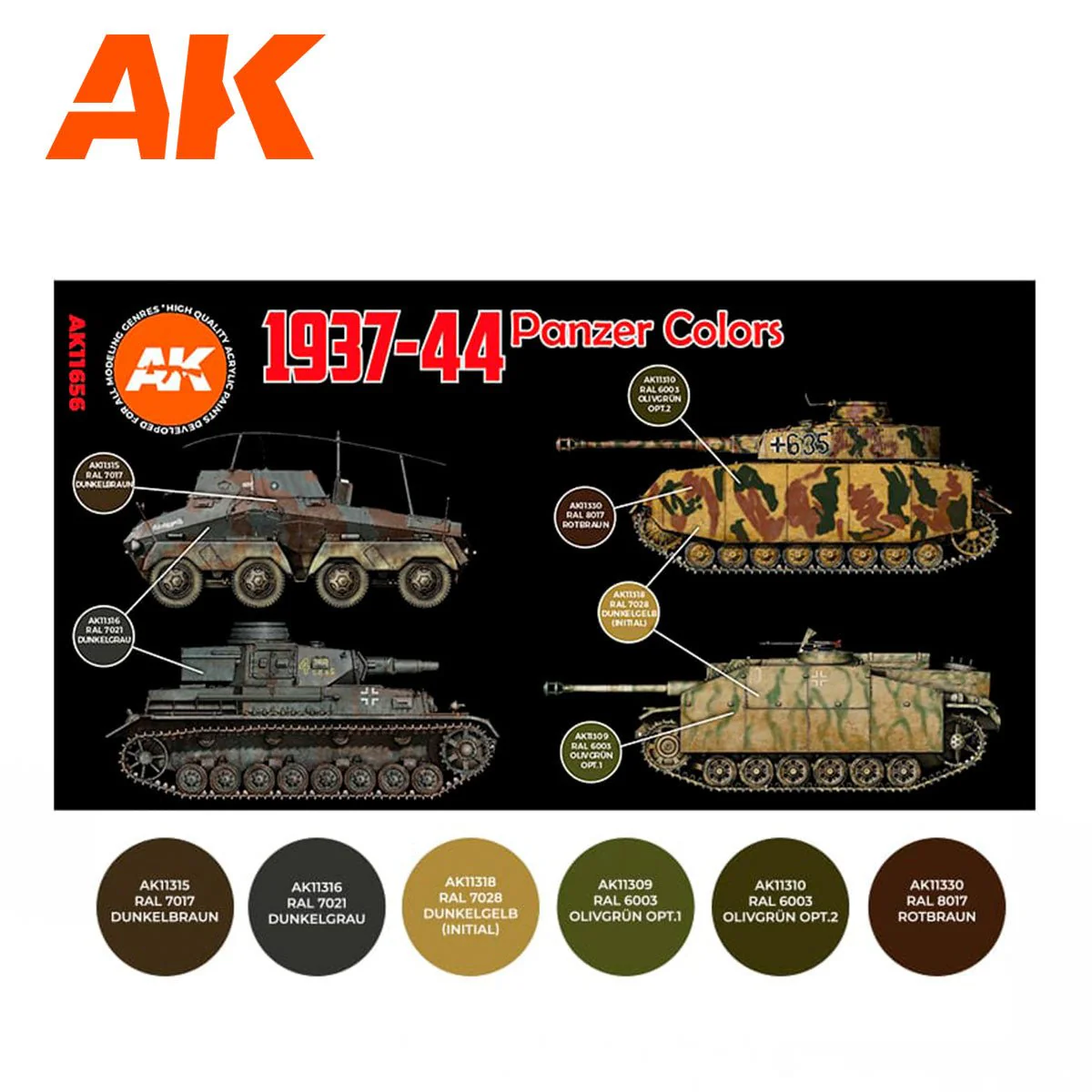 AK Interactive - German War Colors 37-44 3G (AK11656) - Image 2