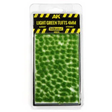 AK Interactive Light Green Tufts 4mm (AK8244)