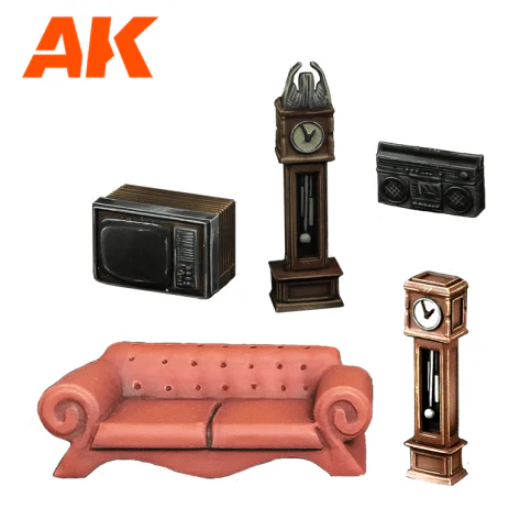 AK Interactive Living Room Wargame Set (Resin 30-35mm) (AK1358) - Image 2