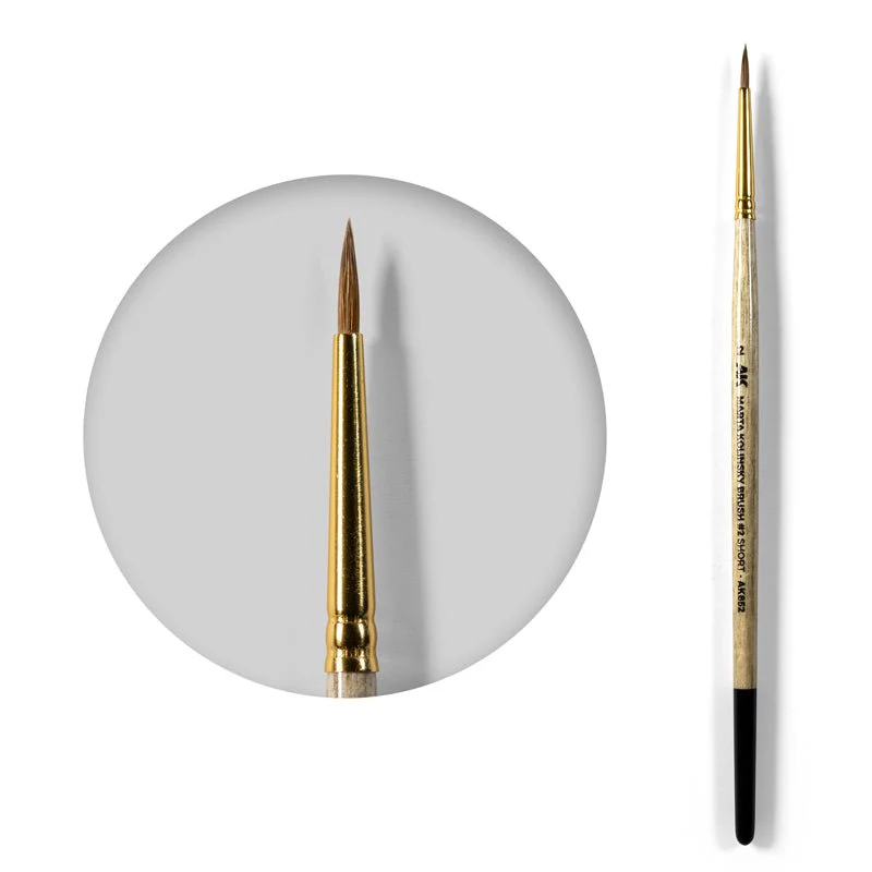 AK Interactive - Marta Kolinsky Short Brush Size 2 (AK852)