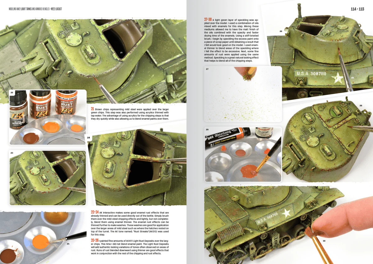 AK Interactive Modelling WW2 Light Tanks and Armoured Vehicles (AK130020) - Image 5