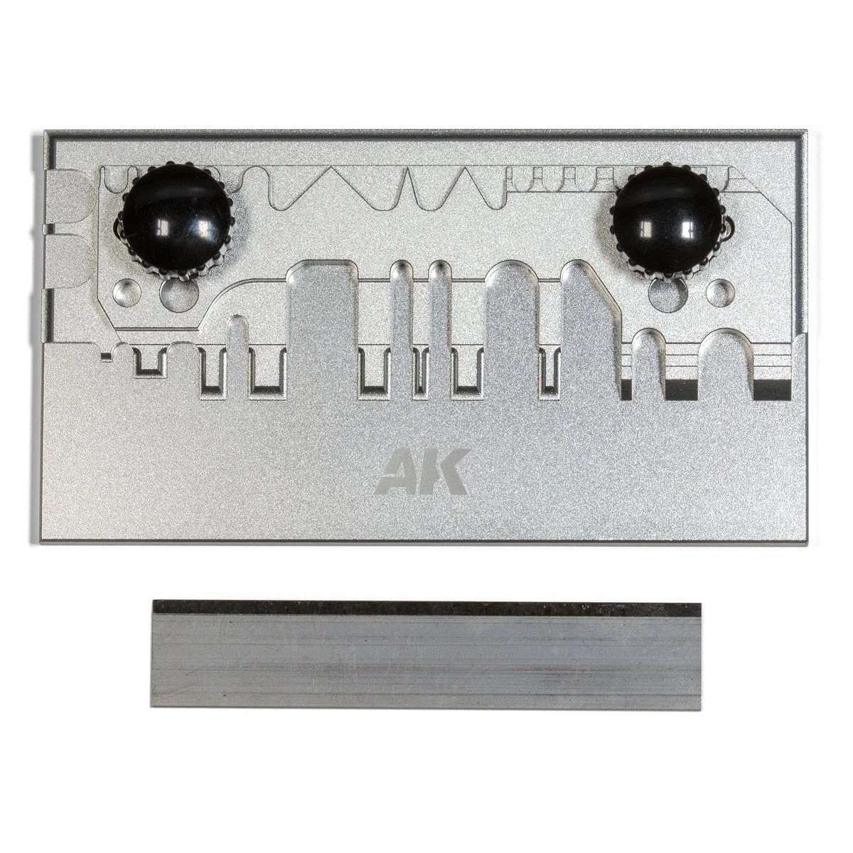 AK Interactive - Photo-Etched Bending Tool 164.2x100.2mm (Double Screw) (AK9531) - Image 2