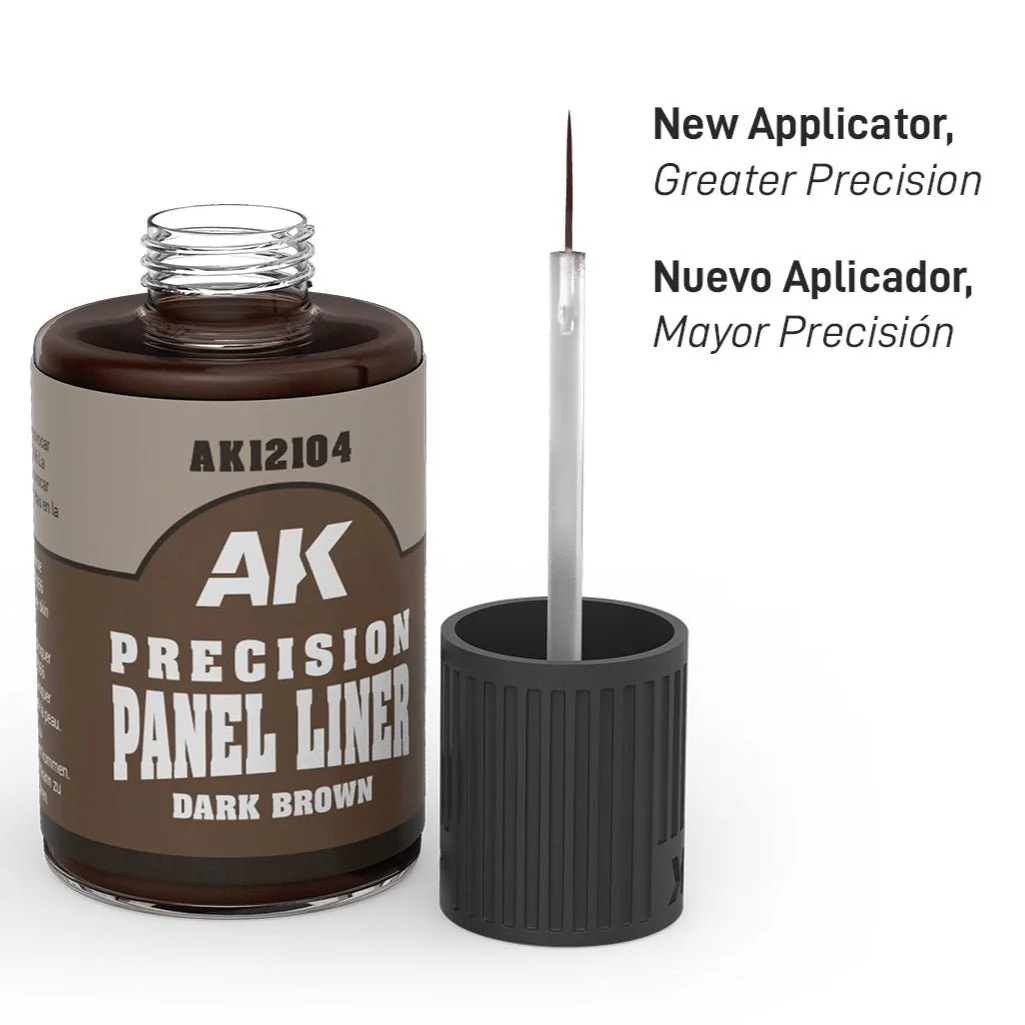 AK Interactive Precision Panel Liner - Dark Brown (AK12104) - Image 2
