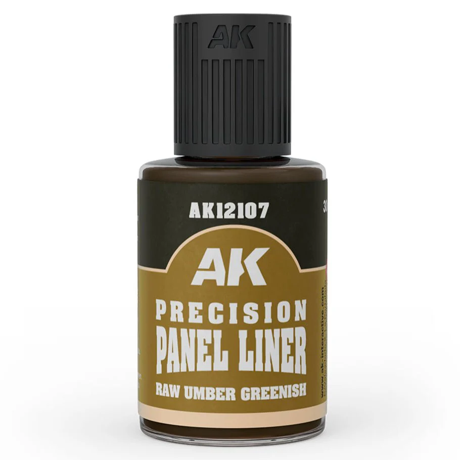 AK Interactive Precision Panel Liner - Raw Umber Greenish (AK12107)