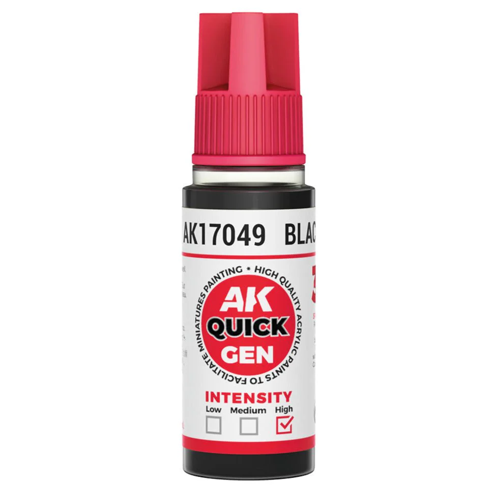 AK Interactive Quick Gen - Black 18ml (AK17049)