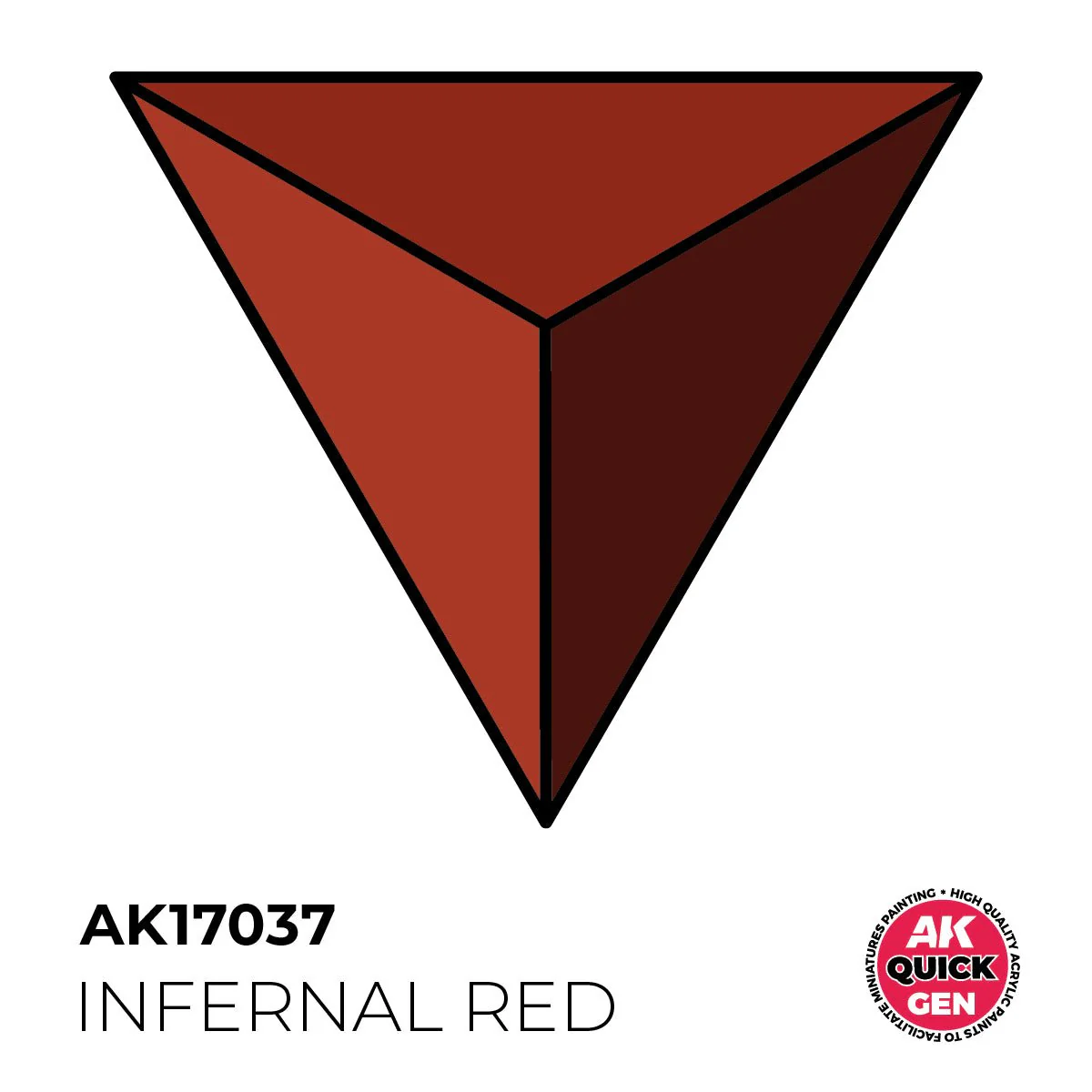 AK Interactive Quick Gen - Infernal Red 18ml (AK17037) - Image 2
