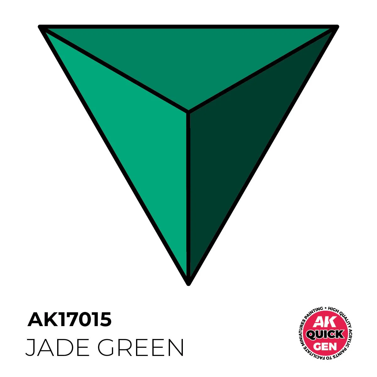 AK Interactive Quick Gen - Jade Green 18ml (AK17015) - Image 2