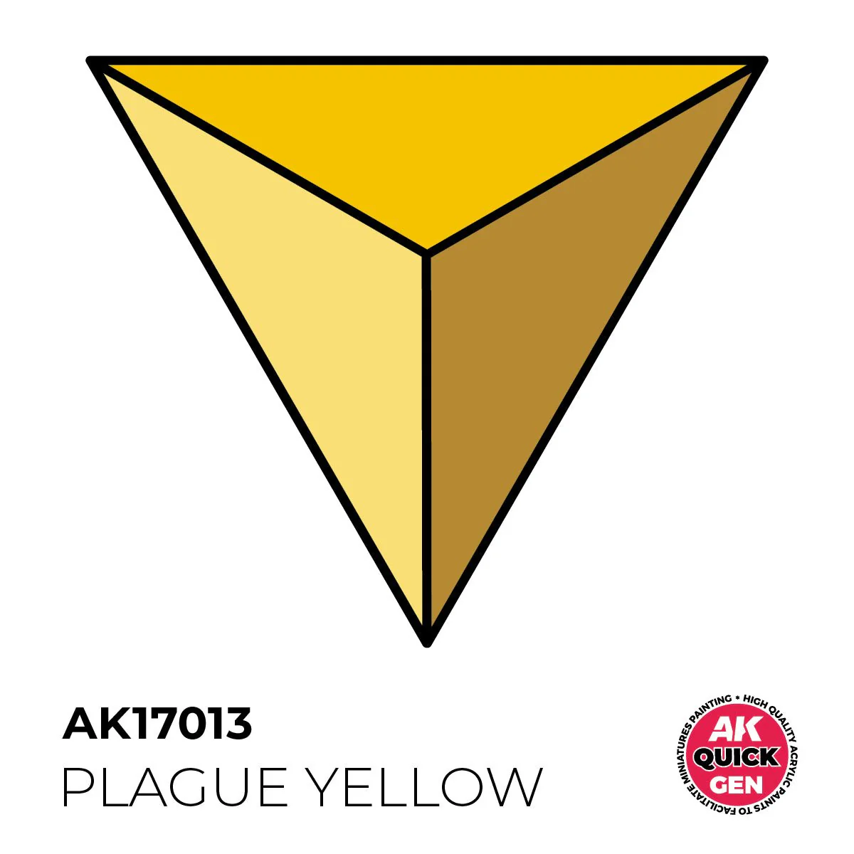 AK Interactive Quick Gen - Plague Yellow 18ml (AK17013) - Image 2