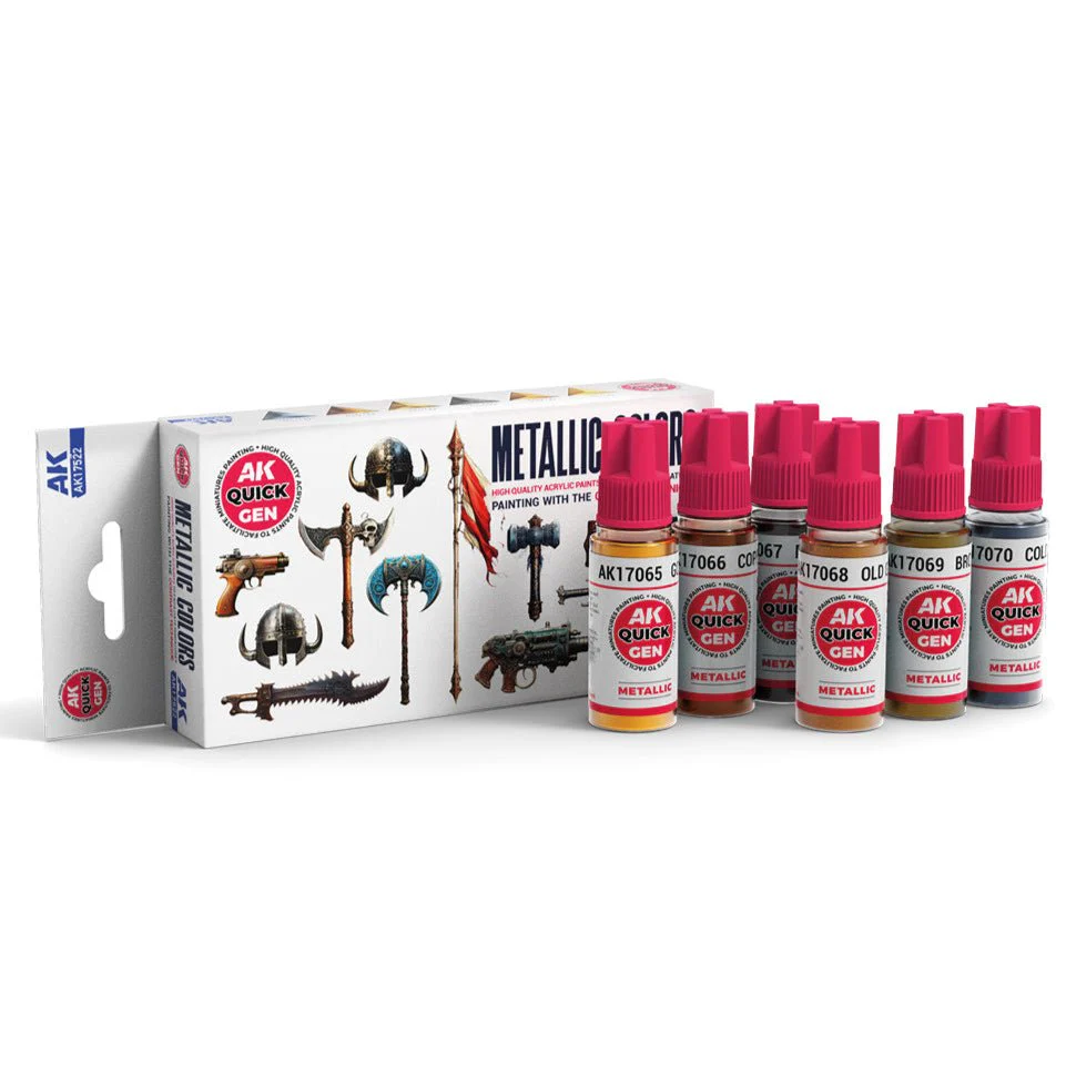 AK Interactive Quick Gen Set - Metallics (AK17522) - Image 2