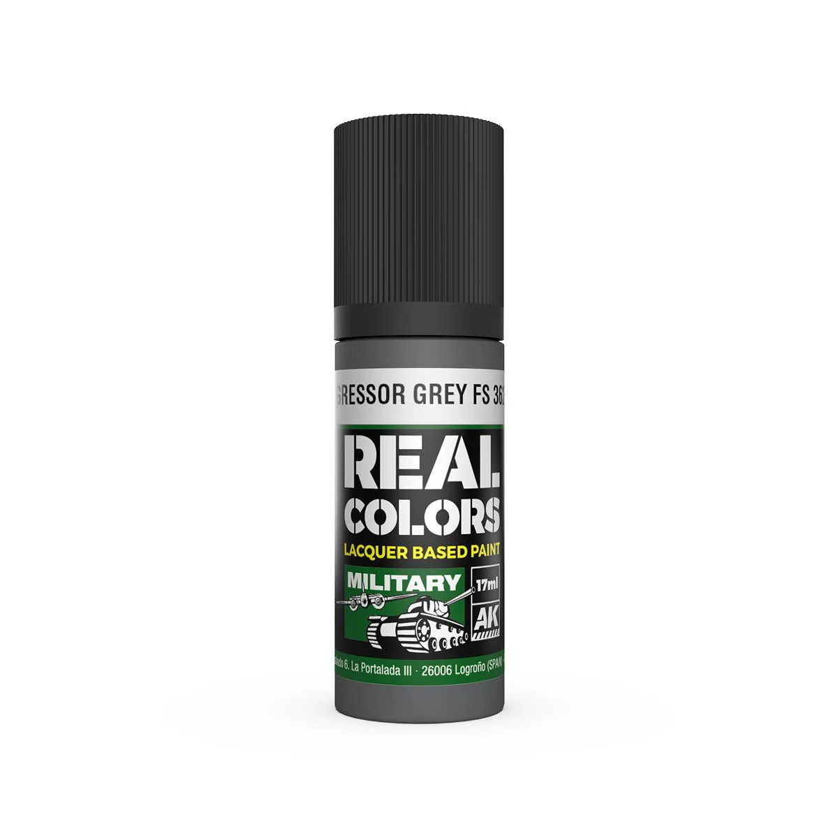 AK Interactive Real Colors - Aggressor Grey FS 36251 (RC917)