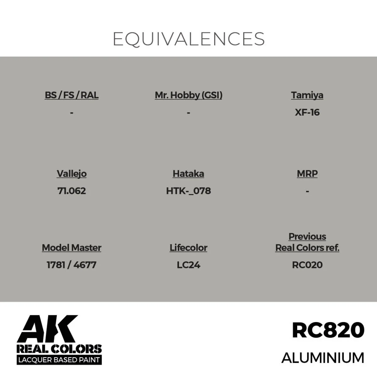 AK Interactive Real Colors - Aluminium 17ml. (RC820) - Image 3