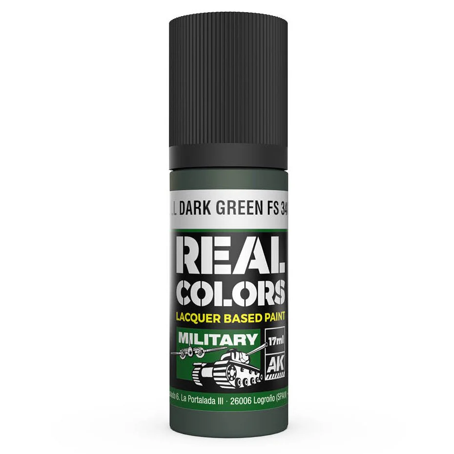 AK Interactive Real Colors - Dull Dark Green FS 34092 (RC902)