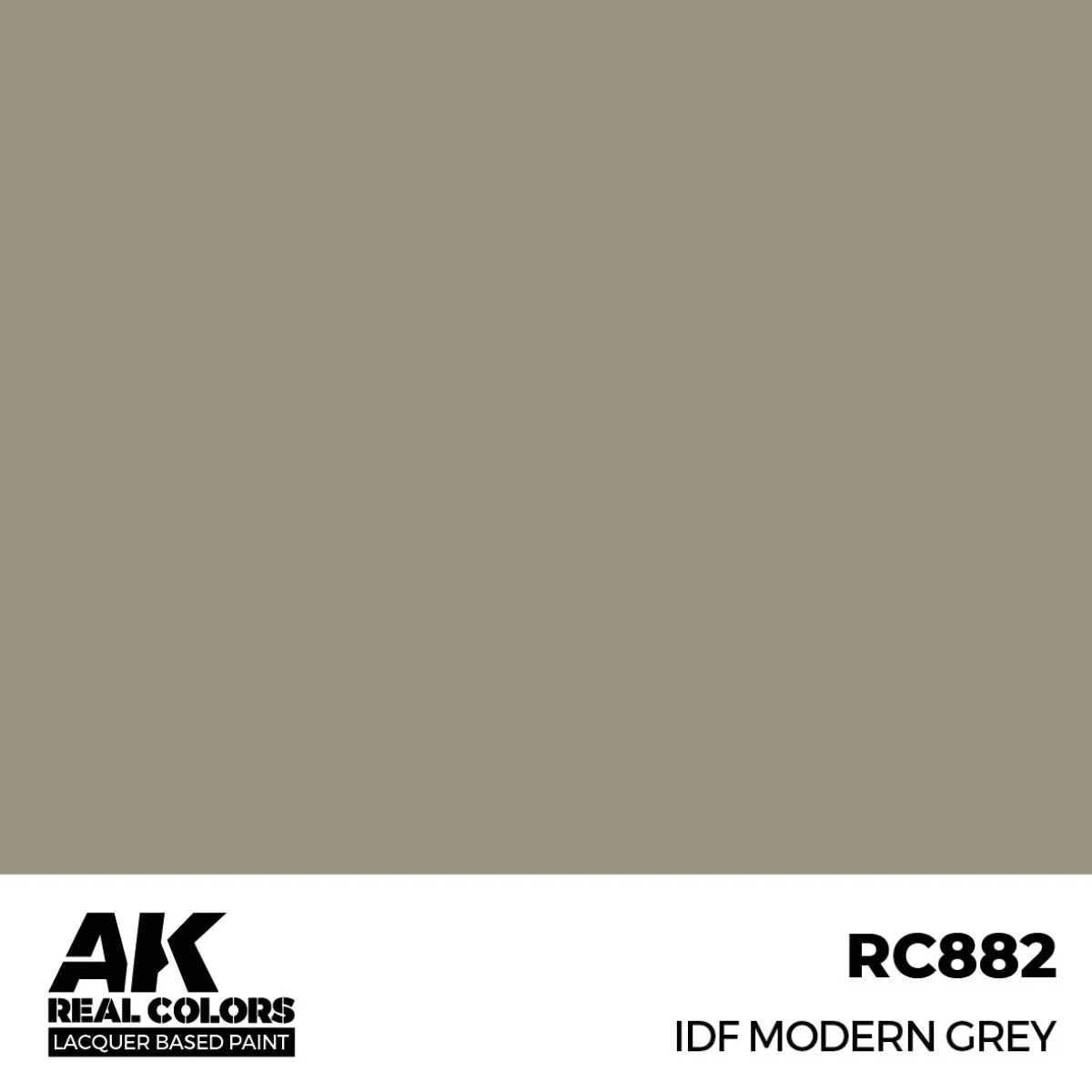 AK Interactive Real Colors - IDF Modern Grey (RC882) - Image 2