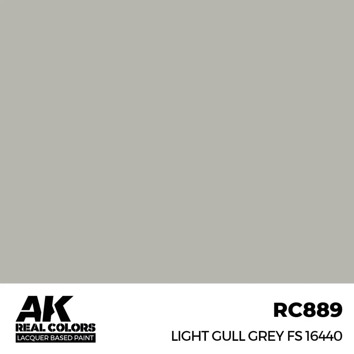 AK Interactive Real Colors - Light Gull Grey FS 16440 (RC889) - Image 2