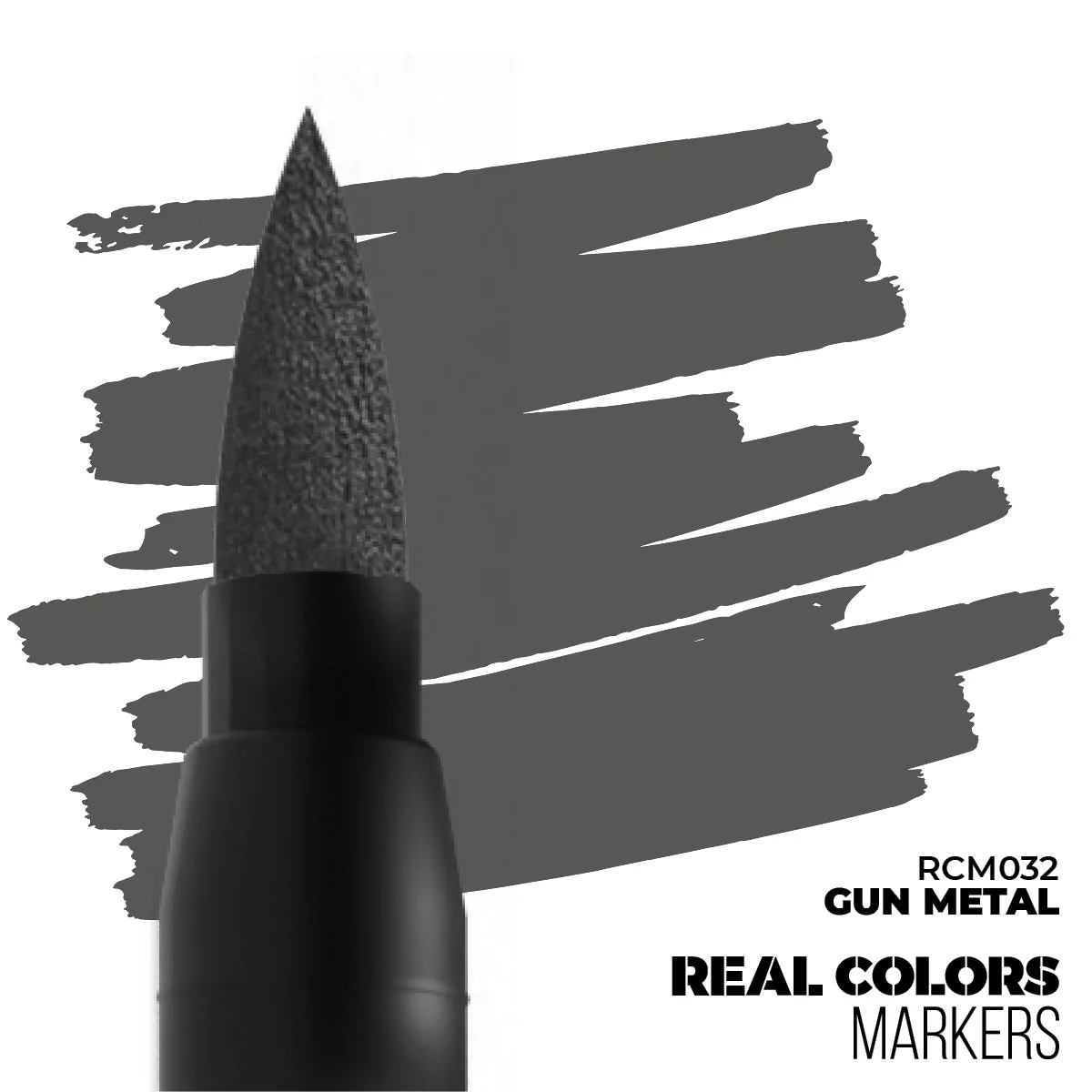 AK Interactive Real Colors Marker - Gun Metal (RCM032)