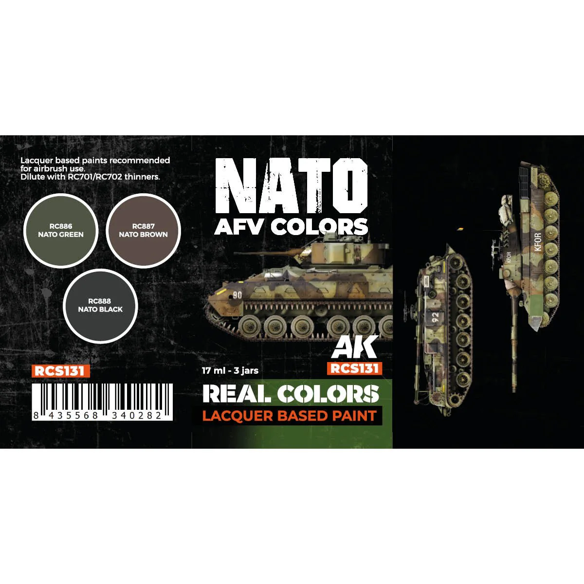 AK Interactive Real Colors - NATO AFV Colors Set (RCS131) - Image 2