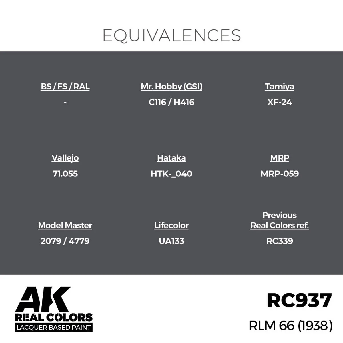 AK Interactive Real Colors - RLM 66 (1938) (RC937) - Image 3