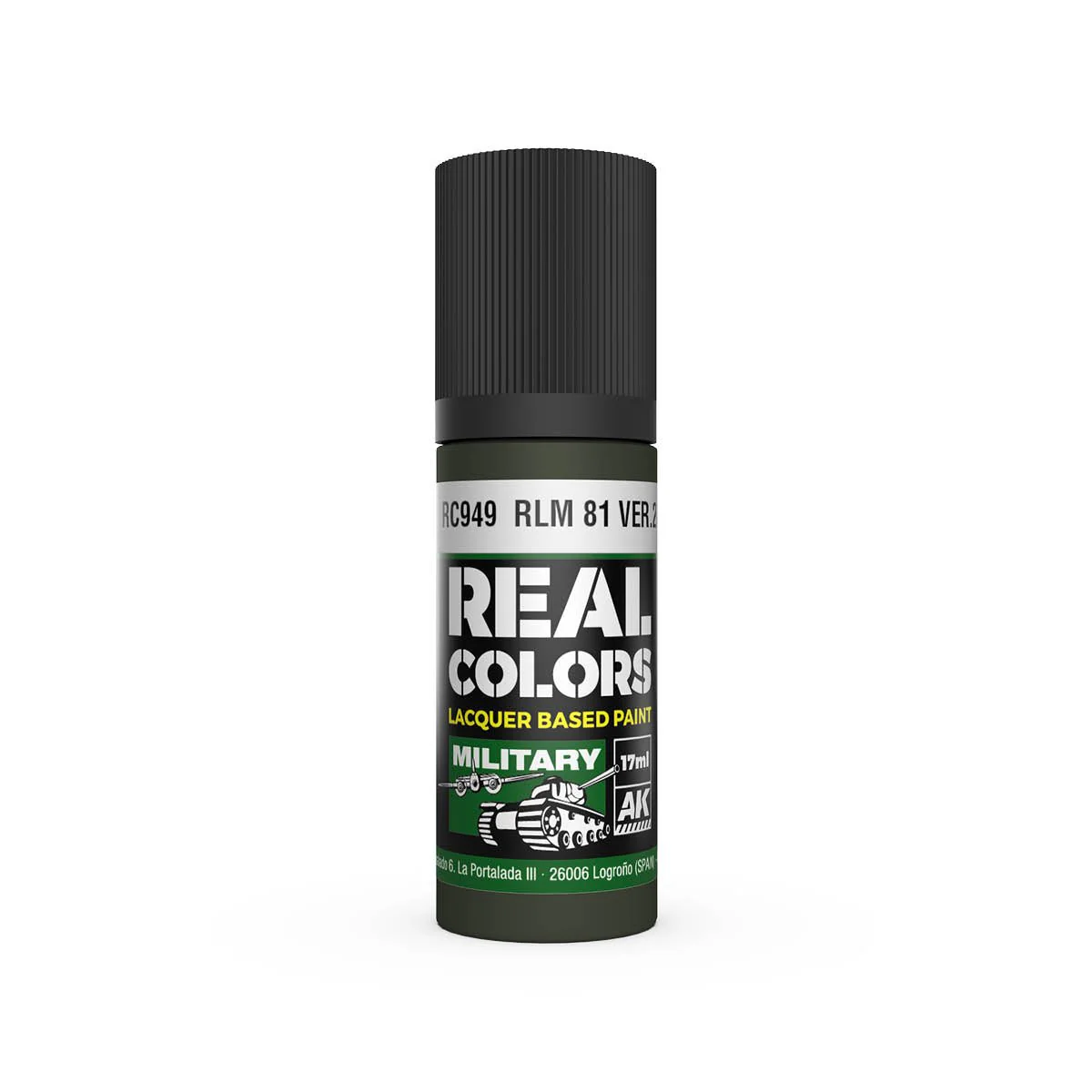 AK Interactive Real Colors - RLM 81 Ver.2 (Incorrectly Called RLM 83) (RC949)