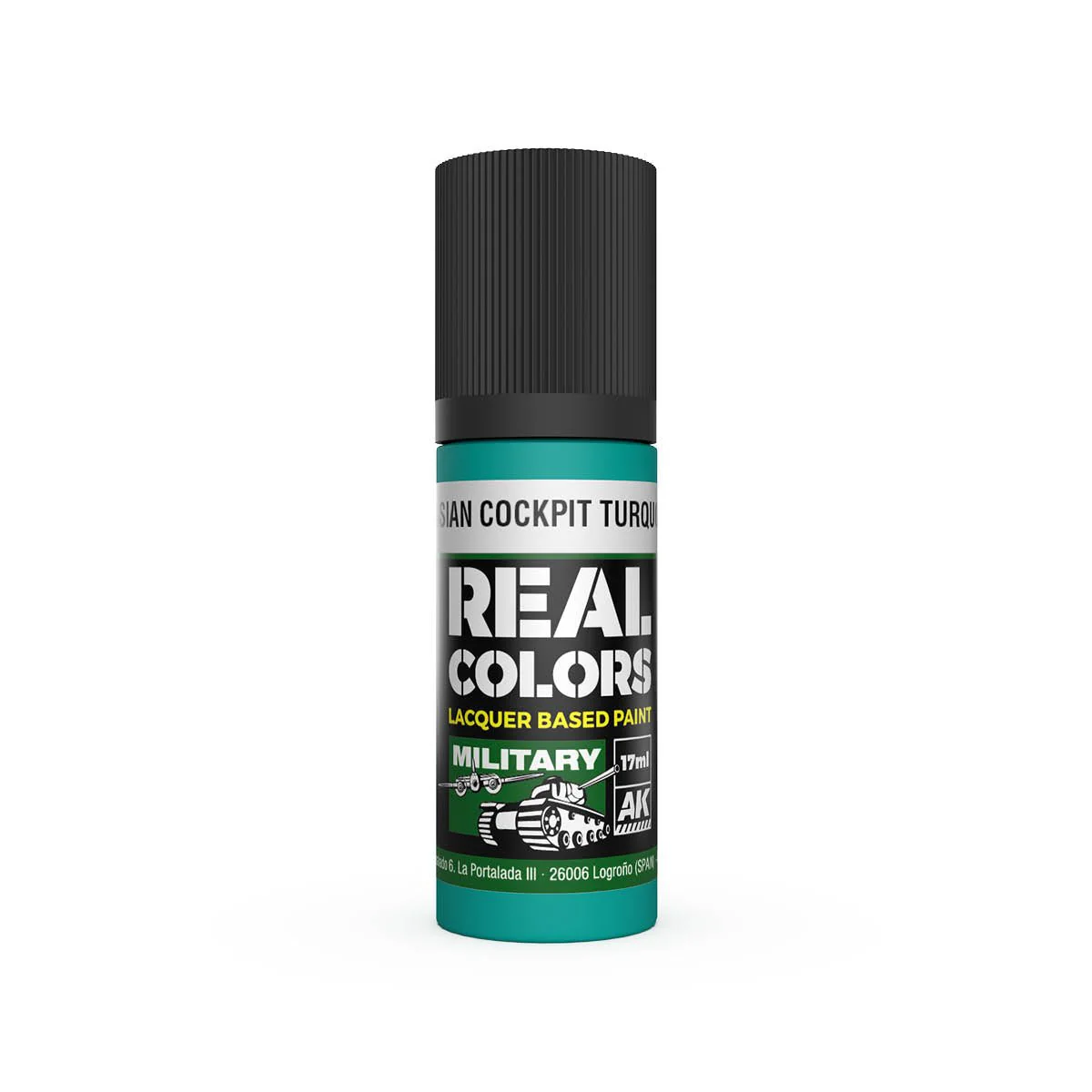 AK Interactive Real Colors - Russian Cockpit Turquoise (RC980)