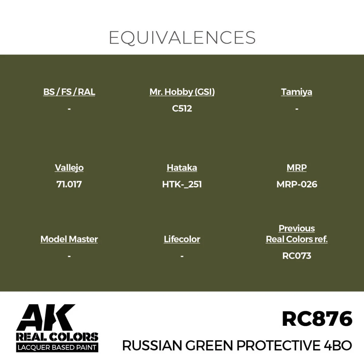 AK Interactive Real Colors - Russian Green Protective 4BO (RC876) - Image 3