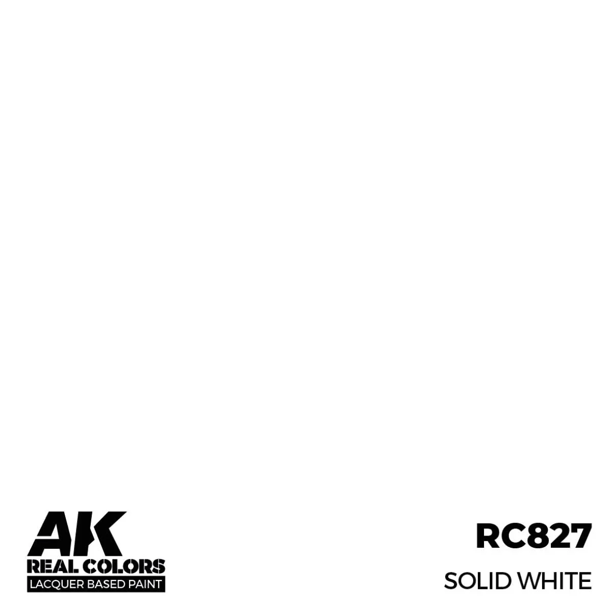 AK Interactive Real Colors - Solid White 17ml. (RC827) - Image 2