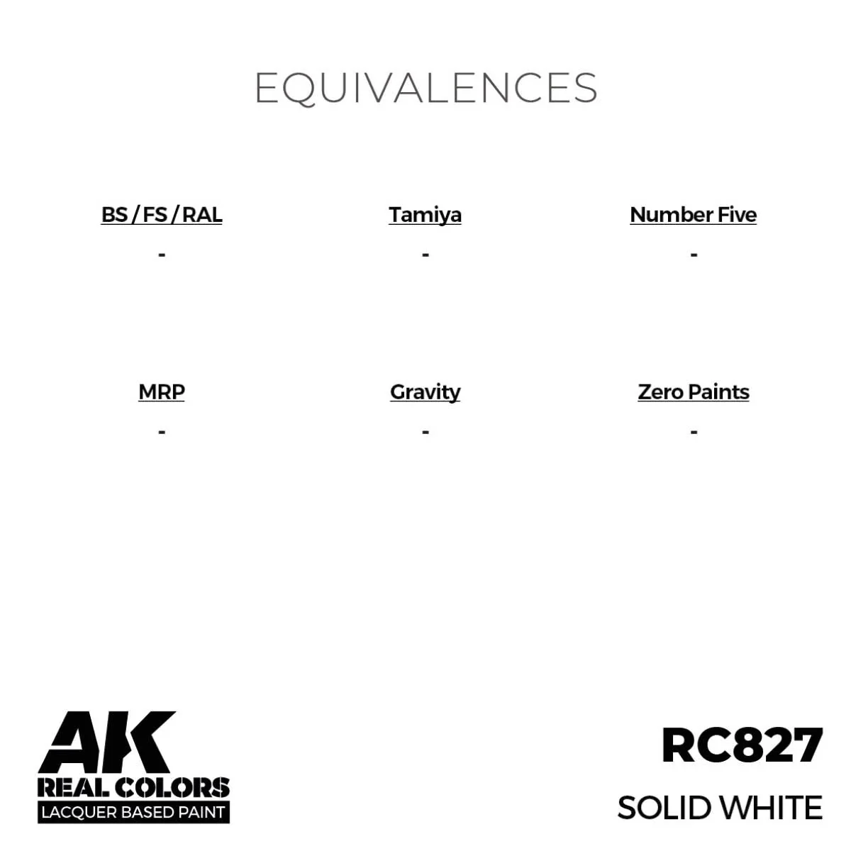 AK Interactive Real Colors - Solid White 17ml. (RC827) - Image 3