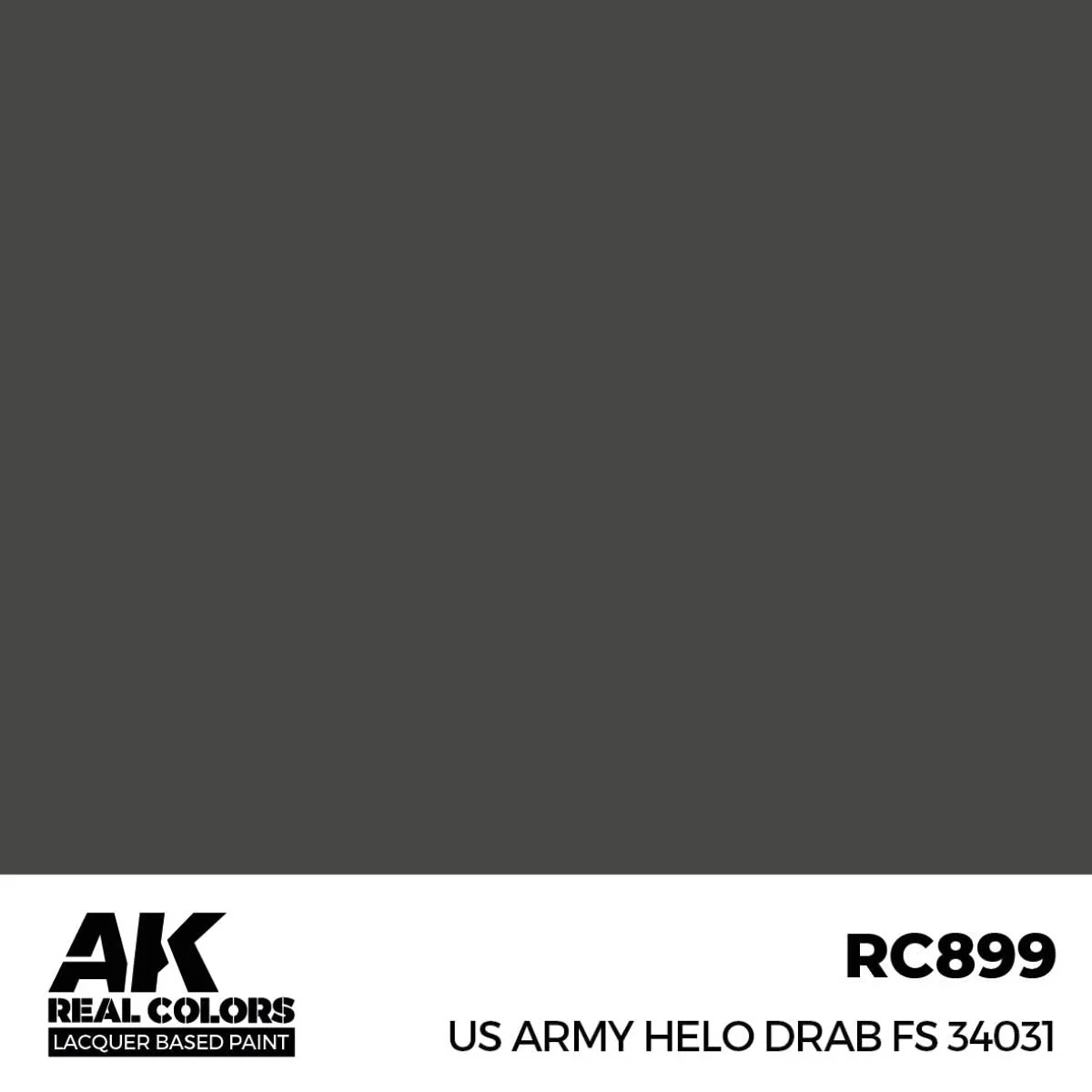 AK Interactive Real Colors - US Army Helo Drab FS 34031 (RC899) - Image 2