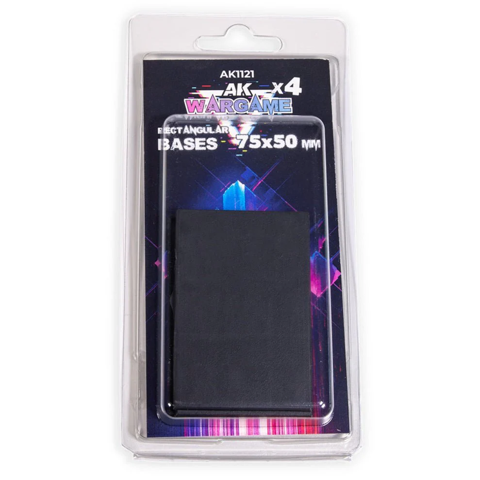 AK Interactive - Rectangular Bases 75x50mm X 4 (AK1121)
