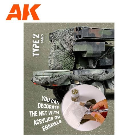 AK Interactive Regular Mimetic Net Type 2 Brown (AK8062) - Image 2
